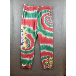 Nickelodeon Rugrats Holiday Christmas Womens Tie Die Sweatpants Sz. XL Y2K Style